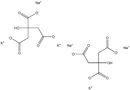 POTASSIUMSODIUMCITRATE Struktur