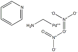 2-(AMINOMETHYL)PYRIDINEPALLADIUMDINITRATE Struktur