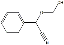 HYDROXYMETHOXYPHENYLACETONITRILE Struktur