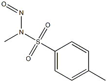 N-NITROSO-N-METHYL-PARA-TOLUENESULPHONAMIDE Struktur