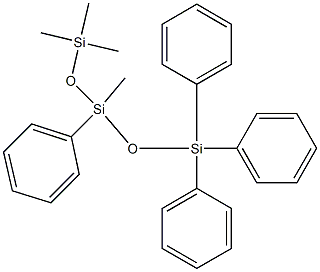 TETRAPHENYLTETRAMETHYLTRISILOXANE Struktur