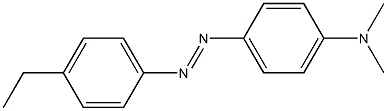 4'-ETHYL-4-DIMETHYLAMINOAZOBENZENE Struktur