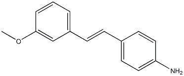 4-AMINO-3'-METHOXYSTILBENE Struktur