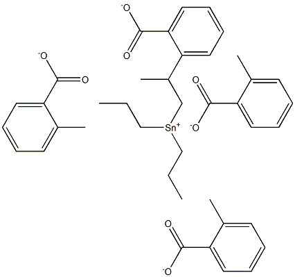 TRIPROPYLTIN-(2-METHYLBENZOATE) Struktur