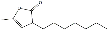 3-HEPTYL-5-METHYL-2(3H)-FURANONE Struktur