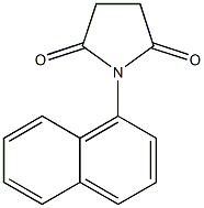 SUCCINIMIDE,N-(1-NAPHTHYL)- Struktur