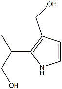 1-METHYL-2-HYDROXYETHYL-3-HYDROXY-METHYLPYRROLE Struktur