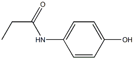 PARA-PROPIONAMIDOPHENOL Struktur