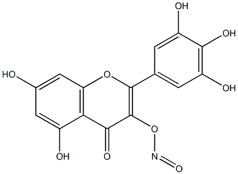 NITROSOMYRICETIN Struktur