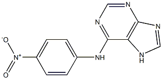 N6-(PARA-NITROPHENYL)ADENINE Struktur