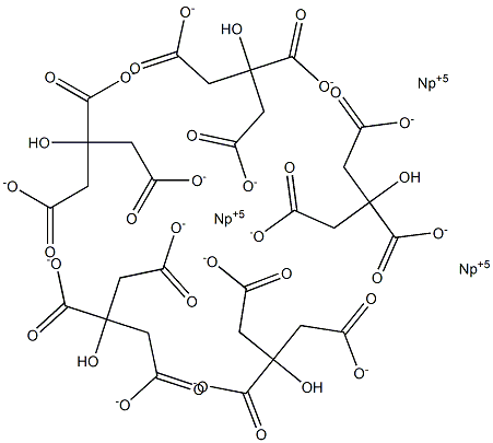 NEPTUNIUMCITRATE Struktur