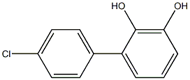 2,3-DIHYDROXY-4'-CHLOROBIPHENYL Struktur