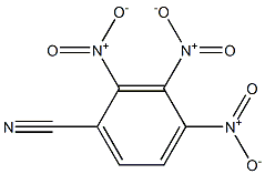 TRINITROBENZONITRILE Struktur