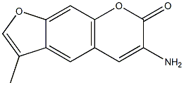 3-AMINO-4'-METHYLPSORALEN Struktur