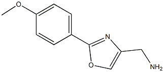 [2-(4-Methoxyphenyl)oxazol-4-yl]methylamine Struktur