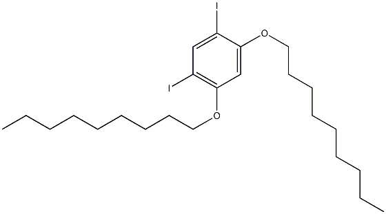 1,5-DIIODO-2,4-(DINONYLOXY)BENZENE Struktur