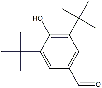 4-hydroxy-3,5-ditert-butyl-benzaldehyde Struktur