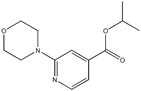 Methylethyl 2-Morpholin-4-ylpyridine-4-carboxylate Struktur