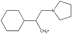 (1-Cyclohexyl-2-pyrrolidin-1-yl-ethyl)-methyl- Struktur