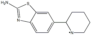 (2-Amino-benzothiazol-6-yl)-piperidin-1-yl- Struktur