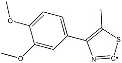 [4-(3,4-Dimethoxy-phenyl)-5-methyl-thiazol-2-yl]- Struktur