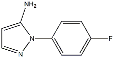 5-Amino-1-(4-fluorophenyl)-1H-pyrazole Struktur