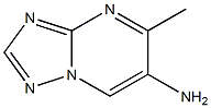 6-Amino-5-methyl-[1,2,4]triazolo[1,5-a]pyrimidin- Struktur