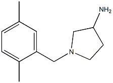 1-(2,5-dimethylbenzyl)pyrrolidin-3-amine Struktur