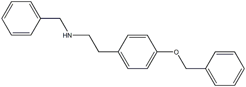 N-Benzyl-4-benzyloxy phenethylamine Struktur