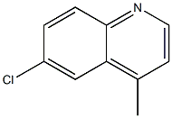 6-Chloro-4-methylquinoline Struktur