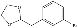 BROMO-3-(1,3-DIOXOLAN-2-YLMETHYL)BENZENE Struktur