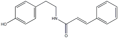 N-trans-Cinnamoyltyramine Struktur