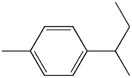 1-methyl-4-sec-butylbenzene Struktur