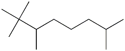 2,2,3,7-tetramethyloctane Struktur