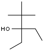 2,2-dimethyl-3-ethyl-3-pentanol Struktur