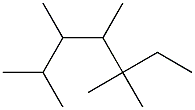 2,3,4,5,5-pentamethylheptane Struktur