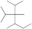 2,3,4-trimethyl-3-isopropylhexane Struktur