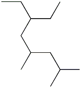 2,4-dimethyl-6-ethyloctane Struktur