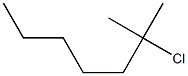 2-chloro-2-methylheptane Struktur