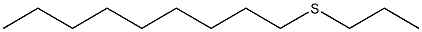 propyl nonyl sulfide Struktur