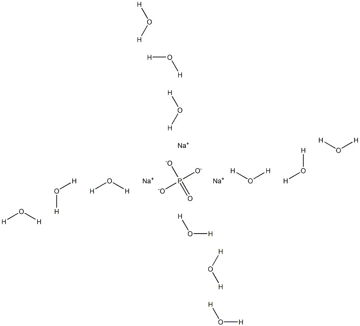 SODIUM ORTHOPHOSPHATE DODECAHYDRATE Struktur