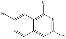 1,3-DICHLORO-7-BROMOISOQUINOLINE Struktur