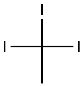 1,1,1-triiodoethane Struktur