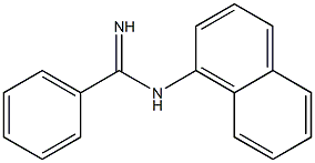 N-1-naphthylbenzamidine Struktur