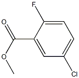 5-CHLORO-2-FLUOROBENZOIC ACID METHYL ESTER Struktur