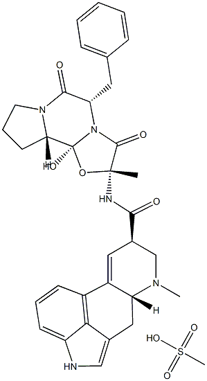 Ergotamine mesylate Struktur