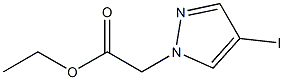 1-(Ethoxycarbonylmethyl)-4-iodo-1H-pyrazole Struktur