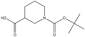 1-[(1,1-DIMETHYLETHOXY)CARBONYL]-3-PIPERIDINECARBOXYLICACID Struktur