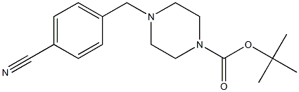 4-(4-CYANOBENZYL)PIPERAZINE-1-CARBOXYLIC ACID TERT-BUTYL ESTER, 95+% Struktur