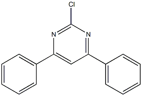 2-CHLORO-4,6-DIPHENYL-PYRIMIDINE Struktur